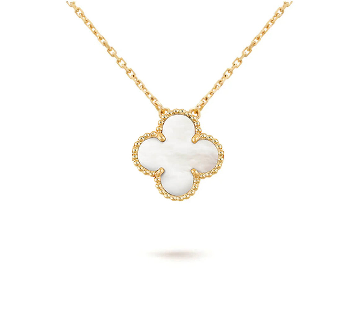 [Saipan]15MM CLOVER FLOWER PENDANT NECKLACE COLLECTION