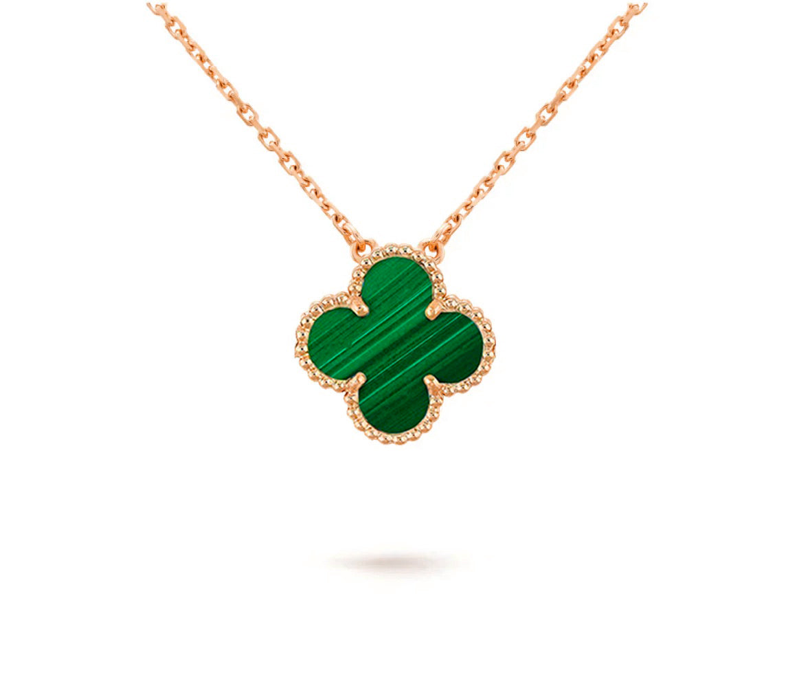[Saipan]15MM CLOVER FLOWER PENDANT NECKLACE COLLECTION