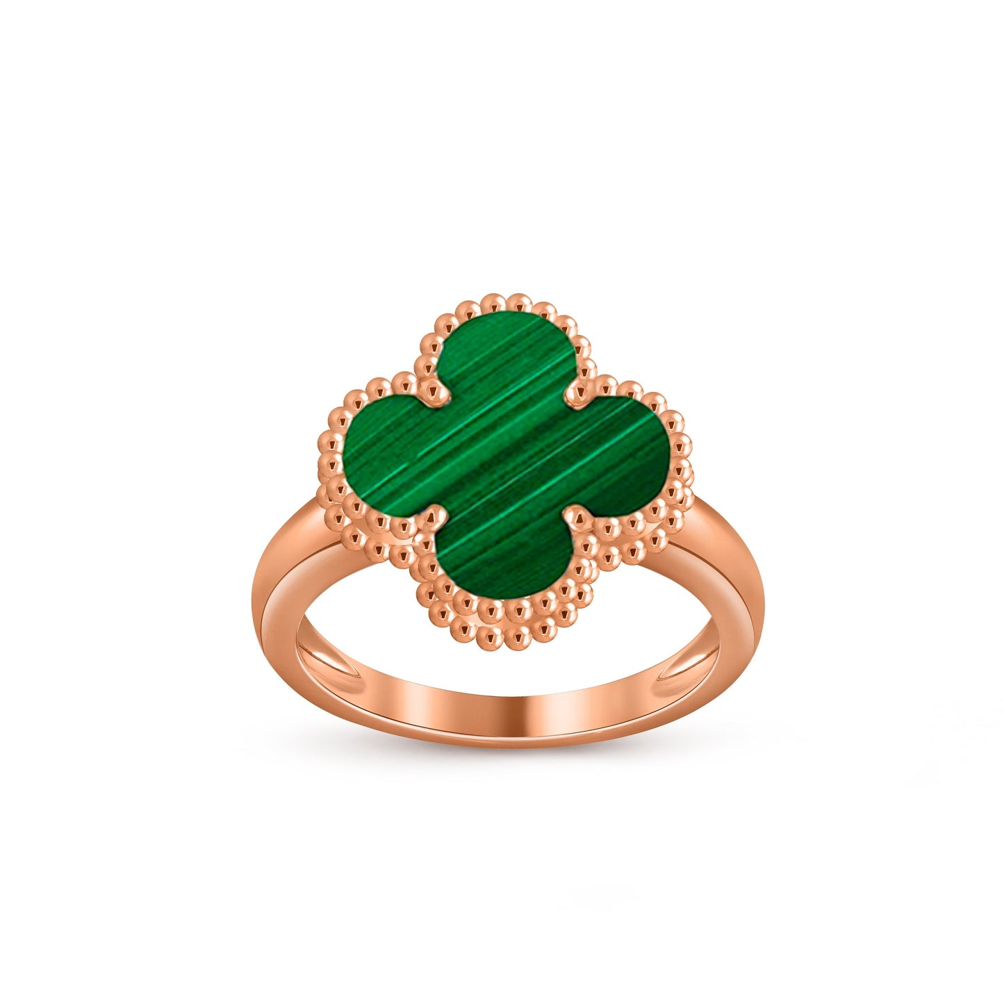[Saipan]LUCKY CLOVER VINTAGE ROSE GOLD RING COLLECTION