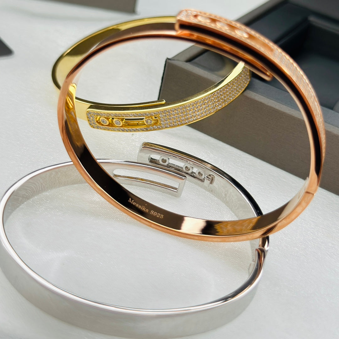 [Saipan]MOVE NOA PAVÉ DIAMOND BANGLE BRACELET