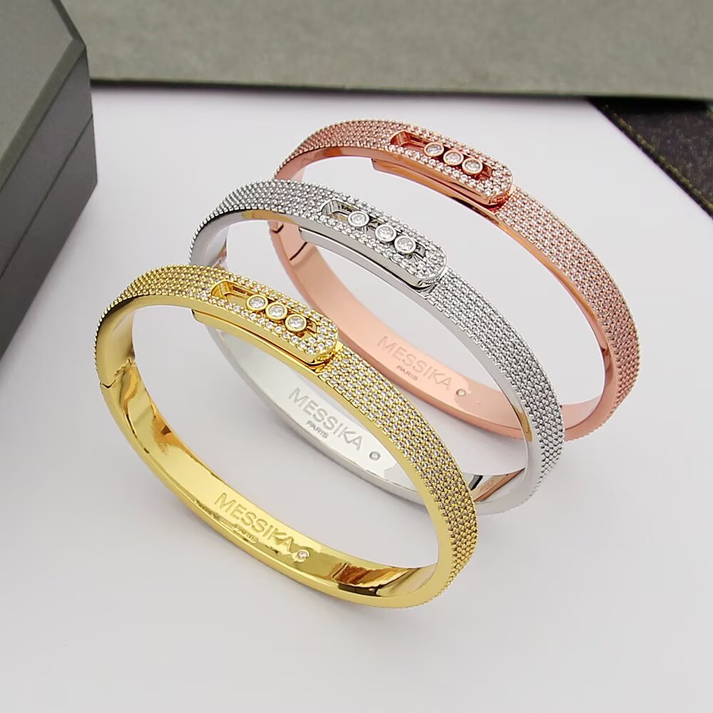 [Saipan]MOVE NOA FULL-PAVÉ DIAMOND BANGLE BRACELET