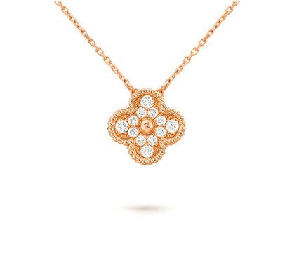 [Saipan]15MM CLOVER FLOWER PENDANT NECKLACE COLLECTION
