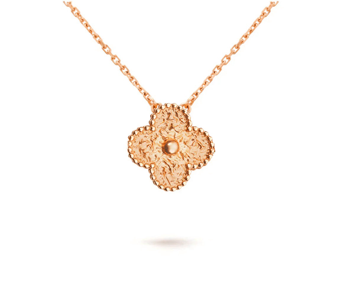 [Saipan]15MM CLOVER FLOWER PENDANT NECKLACE COLLECTION