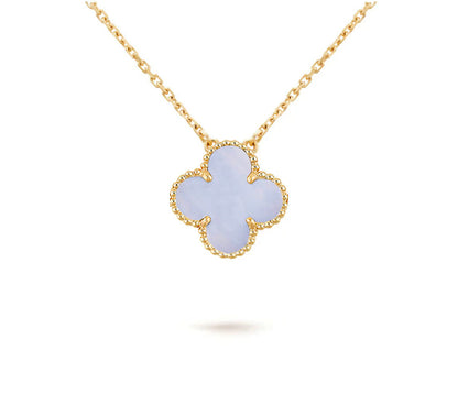 [Saipan]15MM CLOVER FLOWER PENDANT NECKLACE COLLECTION