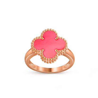 [Saipan]LUCKY CLOVER VINTAGE ROSE GOLD RING COLLECTION