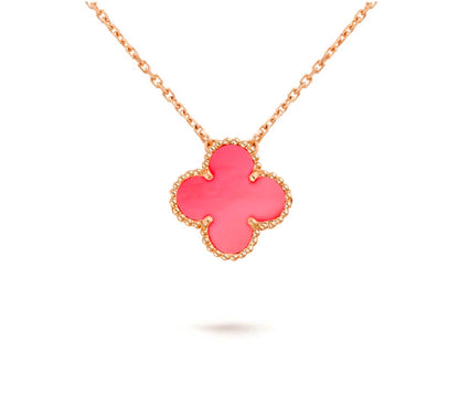 [Saipan]15MM CLOVER FLOWER PENDANT NECKLACE COLLECTION