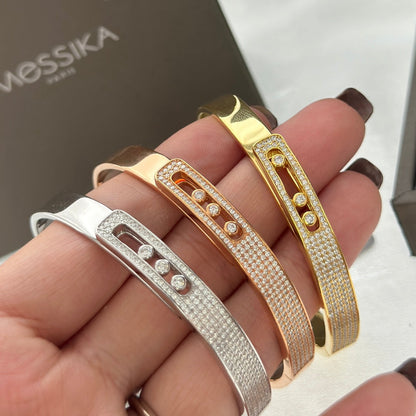 [Saipan]MOVE NOA PAVÉ DIAMOND BANGLE BRACELET