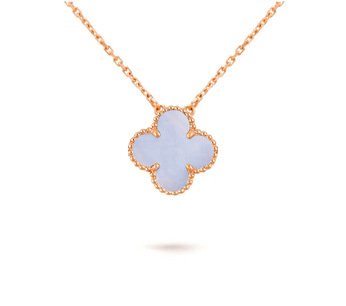 [Saipan]15MM CLOVER FLOWER PENDANT NECKLACE COLLECTION