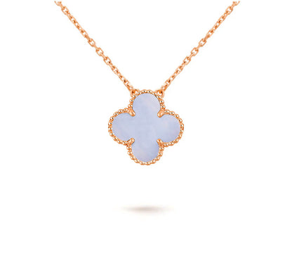 [Saipan]15MM CLOVER FLOWER PENDANT NECKLACE COLLECTION
