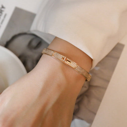 [Saipan]KELLY BRACELET DIAMOND PAVED