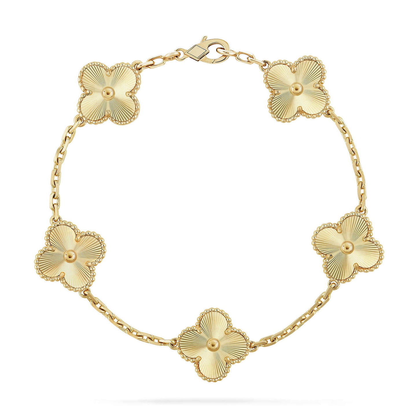 [Saipan]LUCKY CLOVER 5-MOTIF BRACELET - LASER COLLECTION