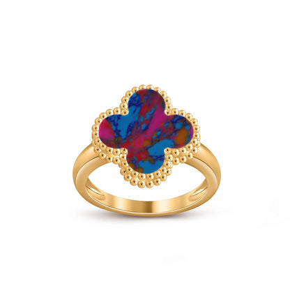 [Saipan]LUCKY CLOVER VINTAGE GOLD RING COLLECTION