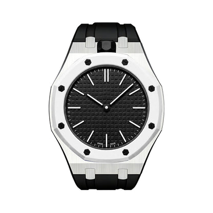[Saipan]OAK POP BLACK STEEL SILICONE STRAP