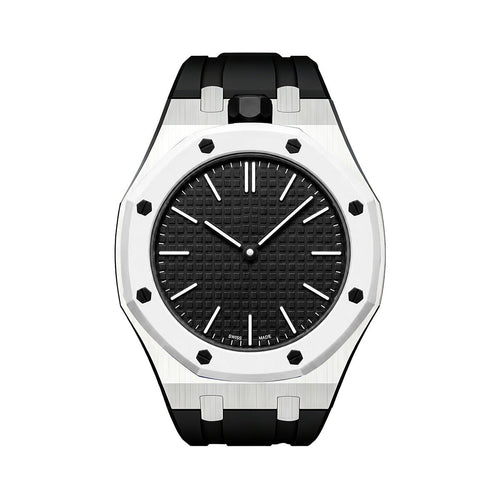 [Saipan]OAK POP BLACK STEEL SILICONE STRAP