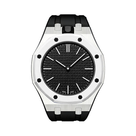 [Saipan]OAK POP BLACK STEEL SILICONE STRAP
