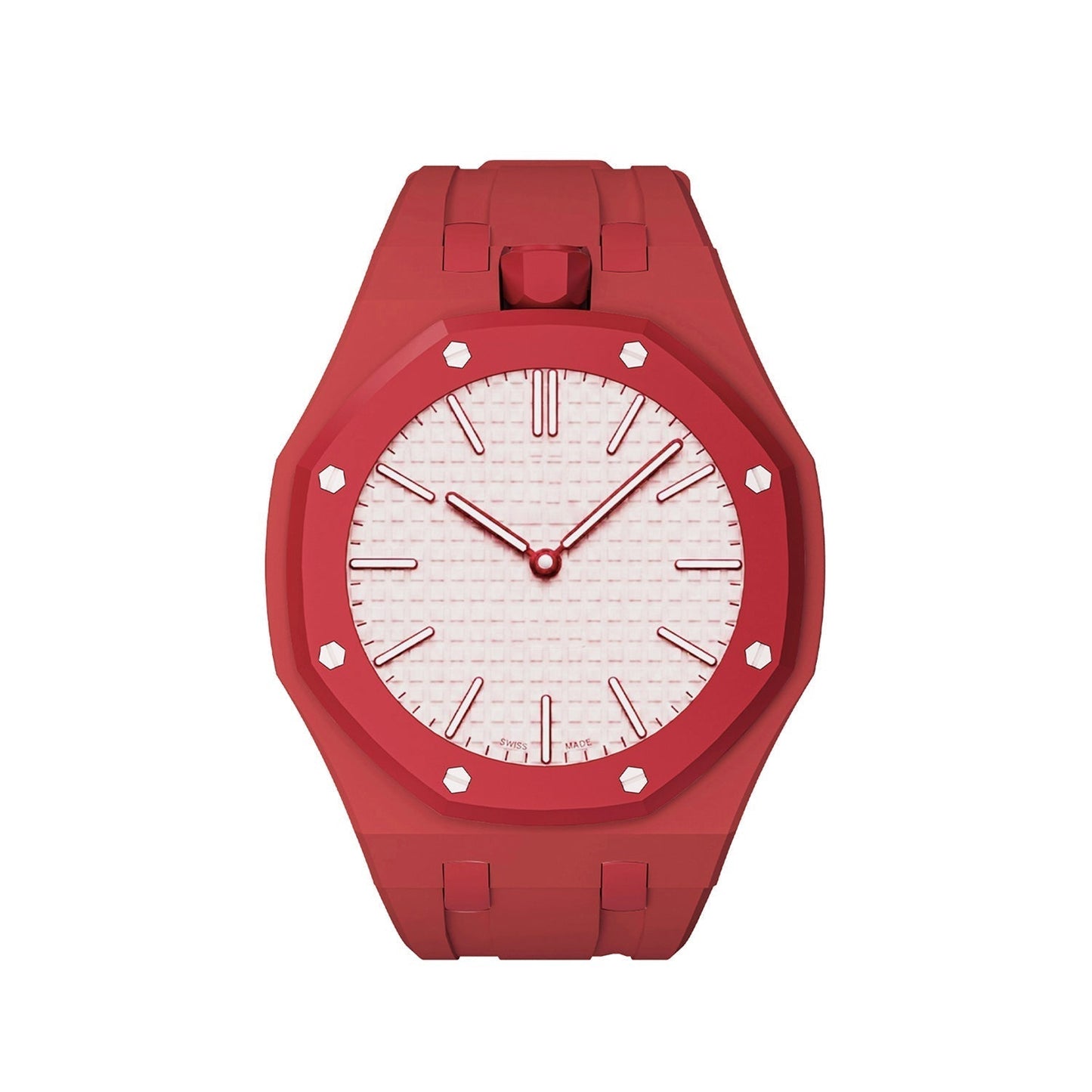 [Saipan]OAK POP EXCLUSIVE RED SILICONE STRAP