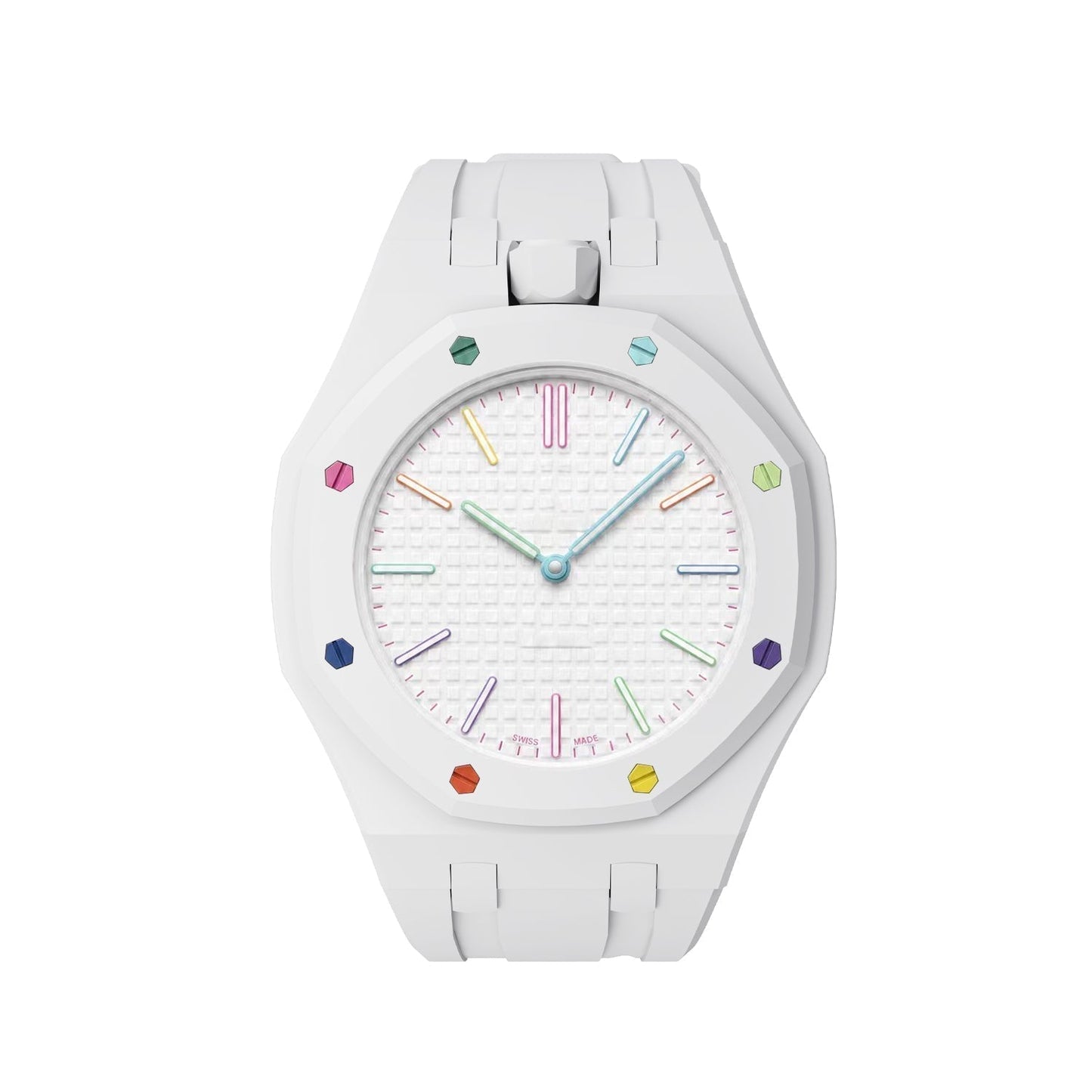 [Saipan]OAK POP EXCLUSIVE  WHITE SILICONE STRAP