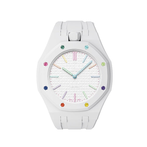 [Saipan]OAK POP EXCLUSIVE  WHITE SILICONE STRAP