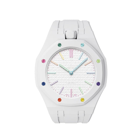 [Saipan]OAK POP EXCLUSIVE  WHITE SILICONE STRAP