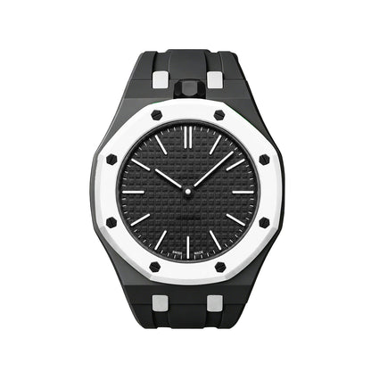 [Saipan]OAK POP EXCLUSIVE BLACK AND WHITE SILICONE STRAP