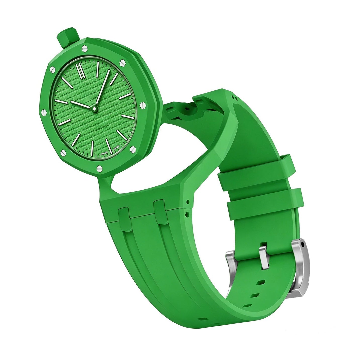 [Saipan]OAK POP EXCLUSIVE GREEN SILICONE STRAP