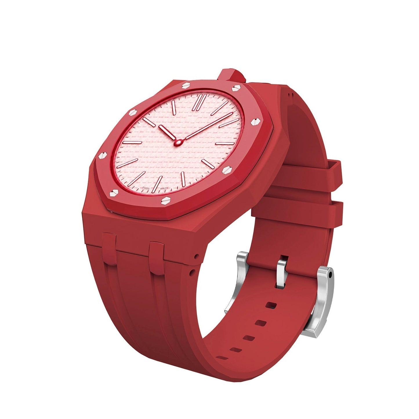[Saipan]OAK POP EXCLUSIVE RED SILICONE STRAP