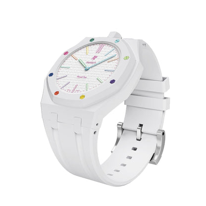 [Saipan]OAK POP EXCLUSIVE  WHITE SILICONE STRAP