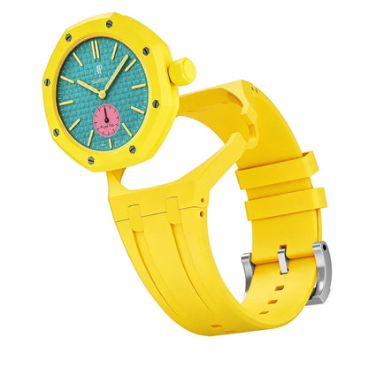 [Saipan]OAK POP EXCLUSIVE YELLOW SILICONE STRAP