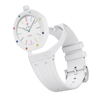 [Saipan]OAK POP EXCLUSIVE  WHITE SILICONE STRAP