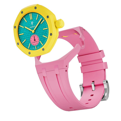 [Saipan]OAK POP EXCLUSIVE PINK SILICONE STRAP