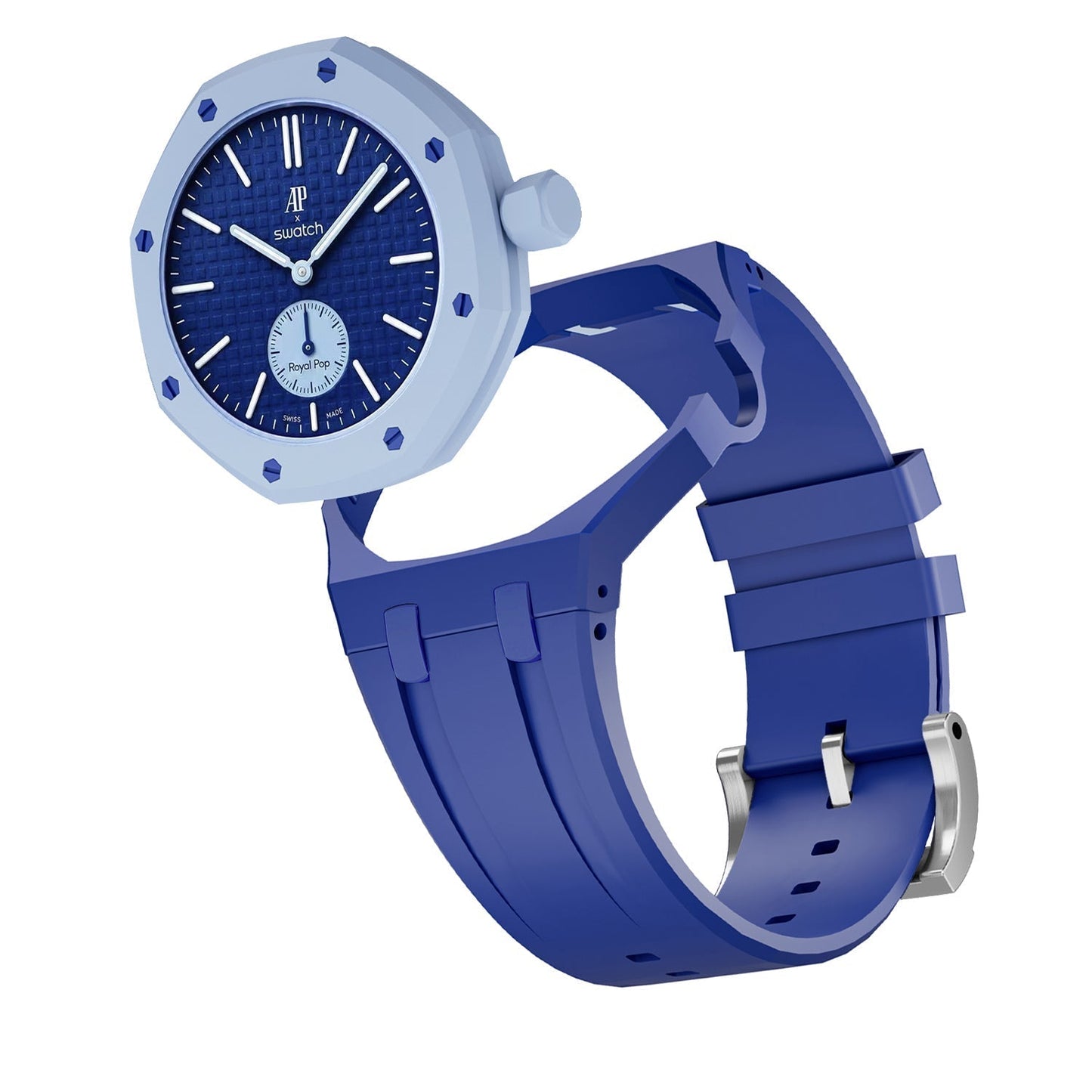 [Saipan]OAK POP EXCLUSIVE DARK BLUE SILICONE STRAP