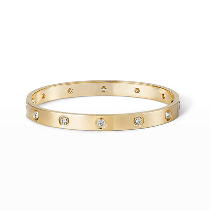 [Saipan]CLASSIC 6.1MM LOVE BANGLE - 10-DIAMOND