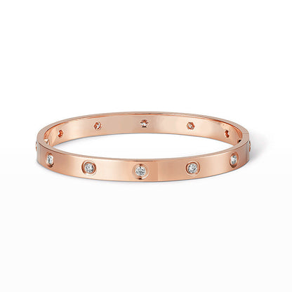 [Saipan]CLASSIC 6.1MM LOVE BANGLE - 10-DIAMOND