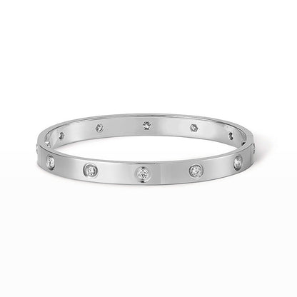 [Saipan]CLASSIC 6.1MM LOVE BANGLE - 10-DIAMOND