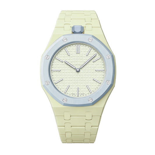 [Saipan]OAK POP EXCLUSIVE CREAMY YELLOW BIOCERAMIC STRAP