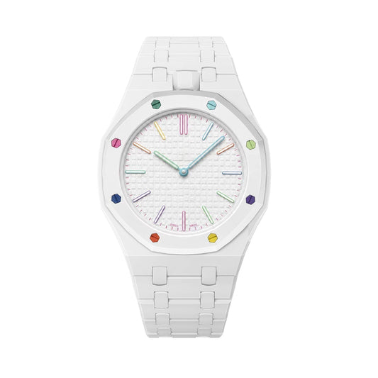 [Saipan]OAK POP EXCLUSIVE WHITE BIOCERAMIC STRAP