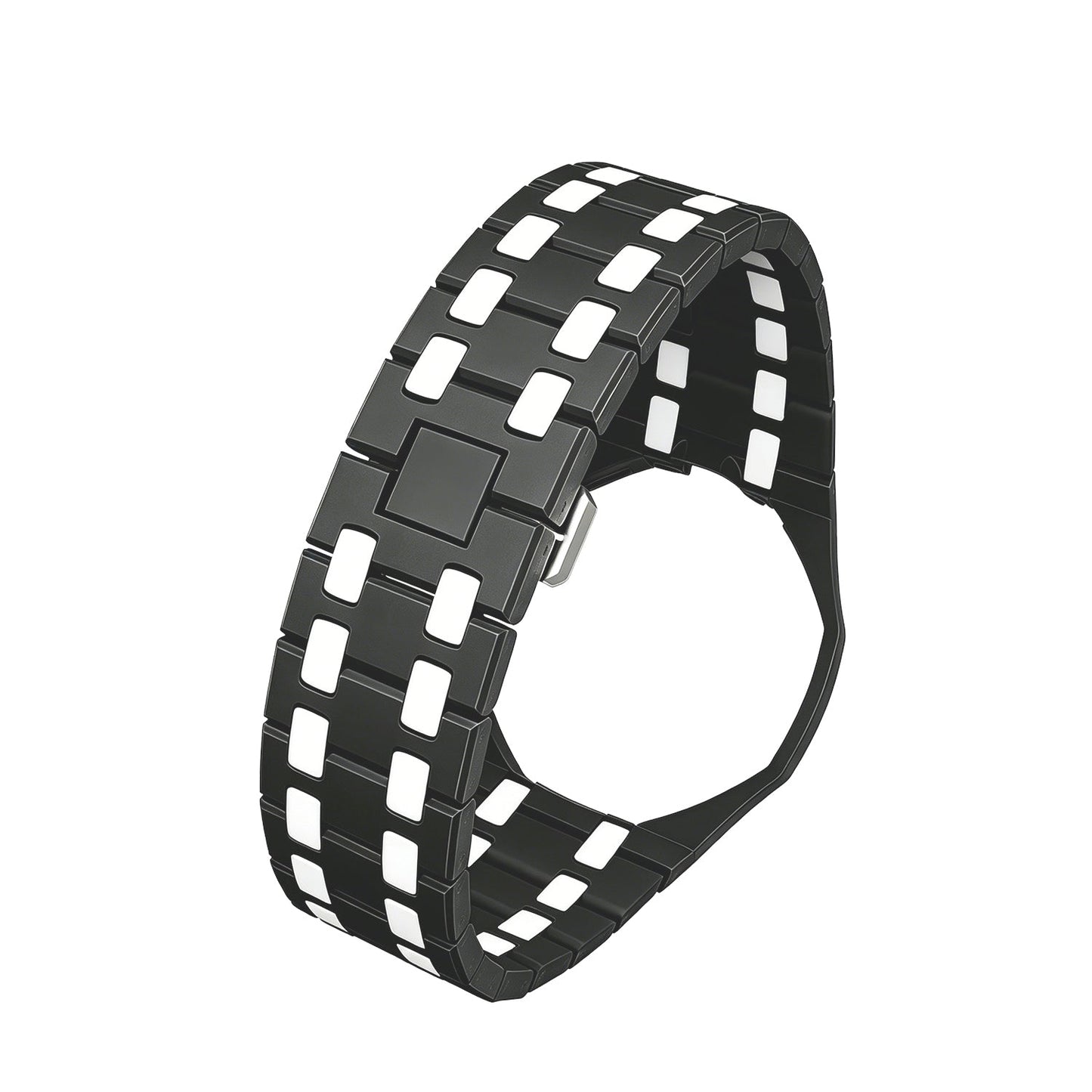 [Saipan]OAK POP EXCLUSIVE BLACK AND WHITE BIOCERAMIC STRAP
