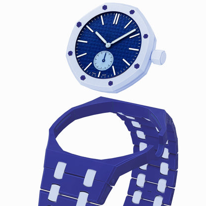 [Saipan]OAK POP EXCLUSIVE DARK BLUE AND LIGHT BLUE BIOCERAMIC STRAP