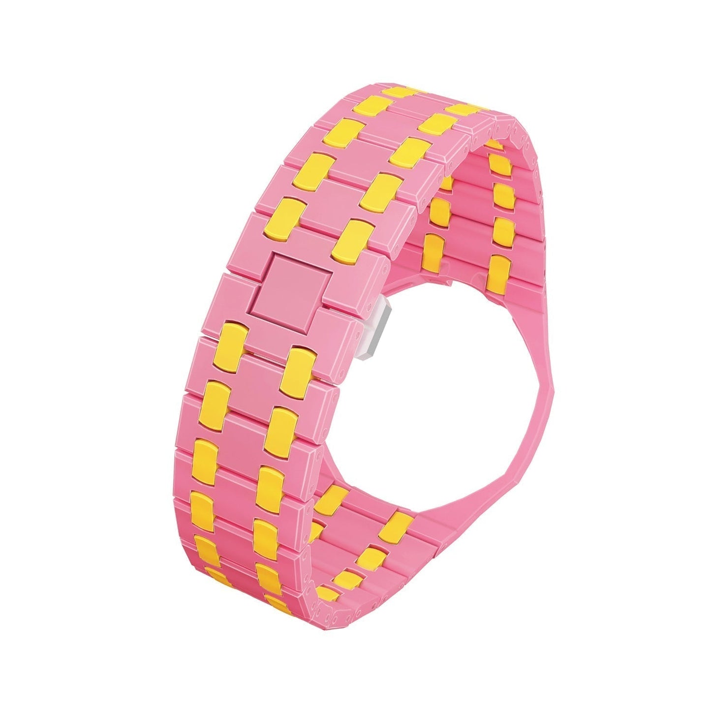 [Saipan]OAK POP EXCLUSIVE PINK AND YELLOW BIOCERAMIC STRAP