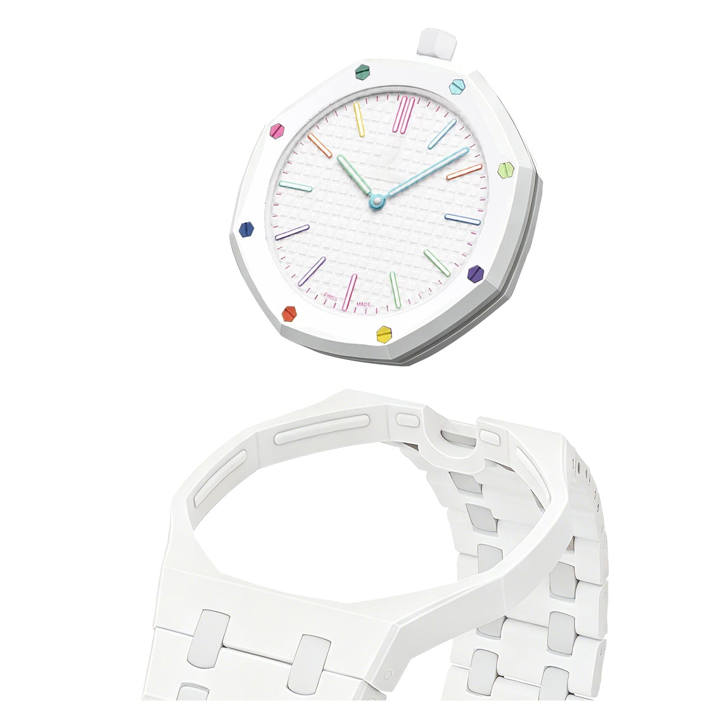 [Saipan]OAK POP EXCLUSIVE WHITE BIOCERAMIC STRAP