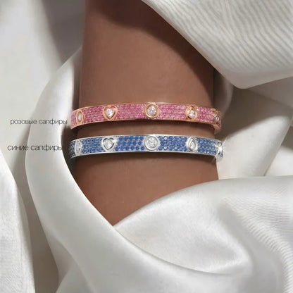 [Saipan]CLASSIC 6.1MM LOVE BRACELET 10-DIAMOND FULL PAVÉ