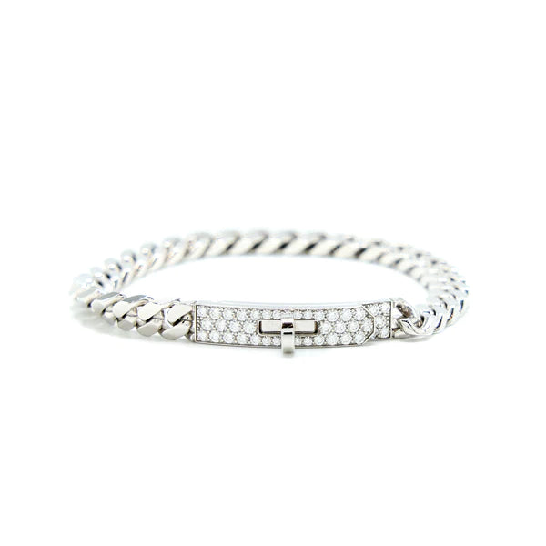 [Saipan]KELLY CHAIN SILVER DIAMOND BRACELET