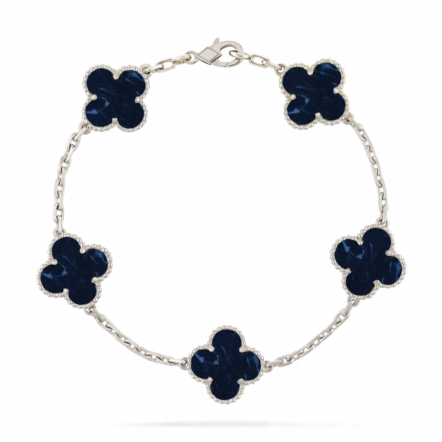 [Saipan]LUCKY CLOVER 5-MOTIF BRACELET - PIETERSITE COLLECTION
