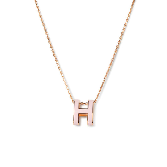 [Saipan]POP H PEDANT ROSE GOLD
