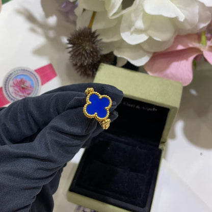 [Saipan]LUCKY CLOVER GOLD REVERSIBLE RING