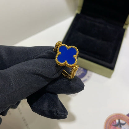 [Saipan]LUCKY CLOVER GOLD REVERSIBLE RING