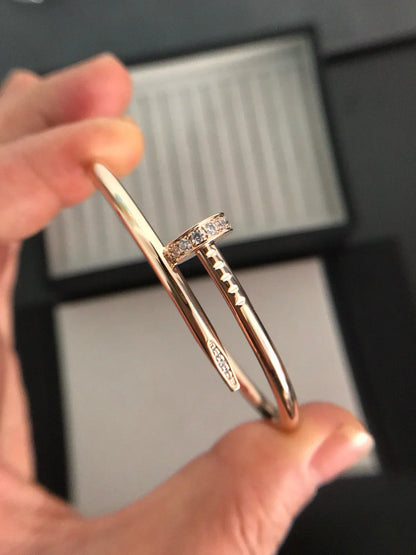 [Saipan]JUSTE UN CLOU 3.5MM CLASSIC DIAMOND BANGLE