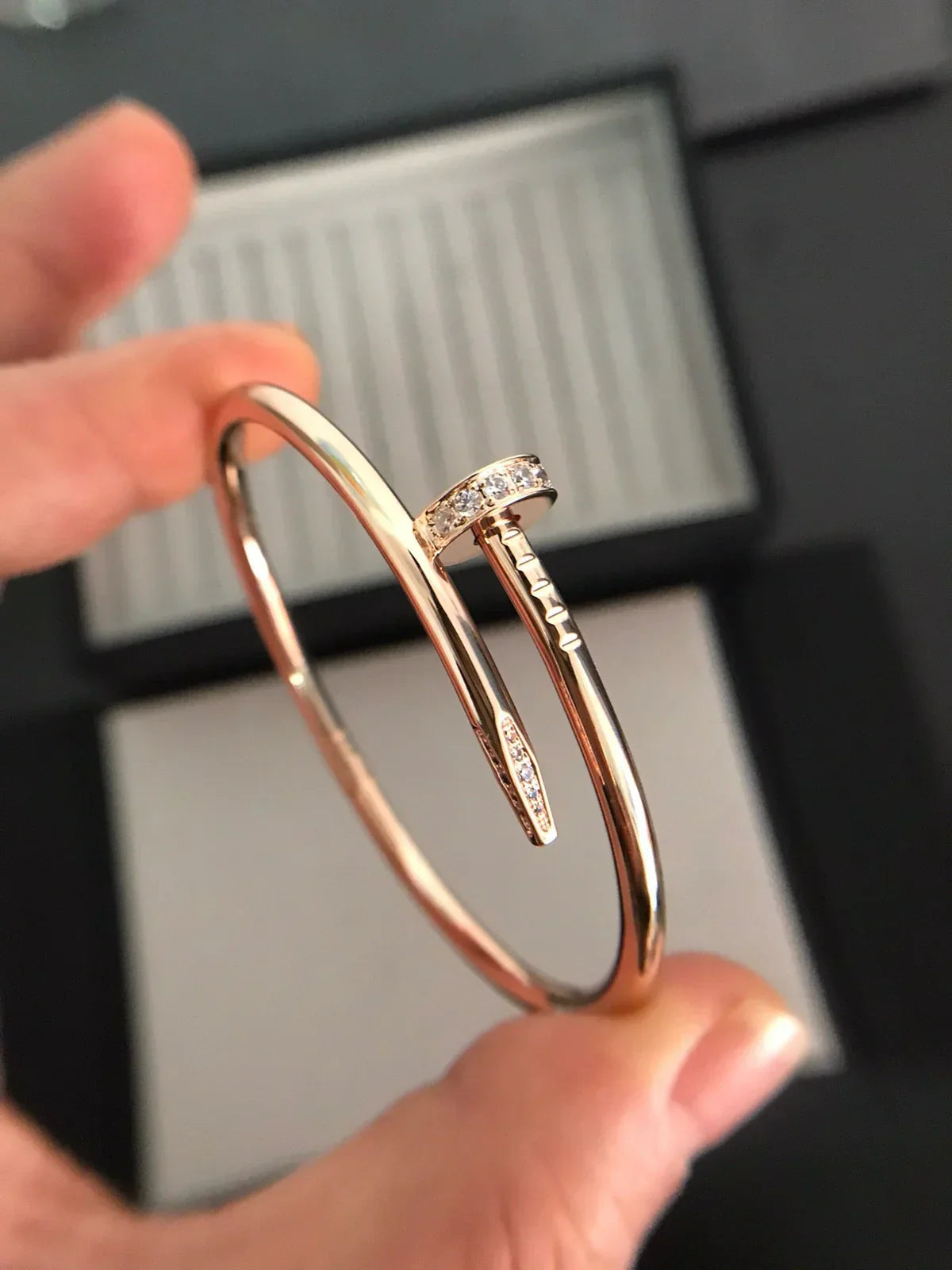 [Saipan]JUSTE UN CLOU 3.5MM CLASSIC DIAMOND BANGLE