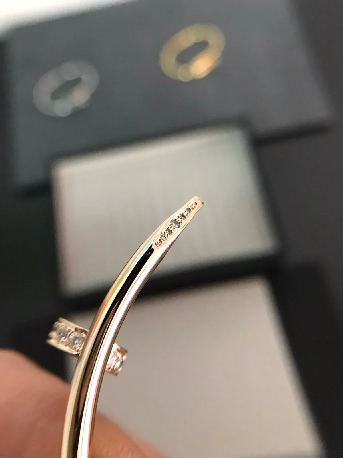 [Saipan]JUSTE UN CLOU 3.5MM CLASSIC DIAMOND BANGLE
