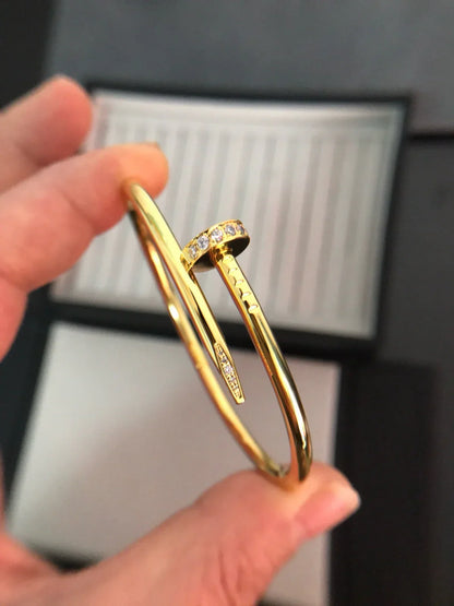 [Saipan]JUSTE UN CLOU 3.5MM CLASSIC DIAMOND BANGLE